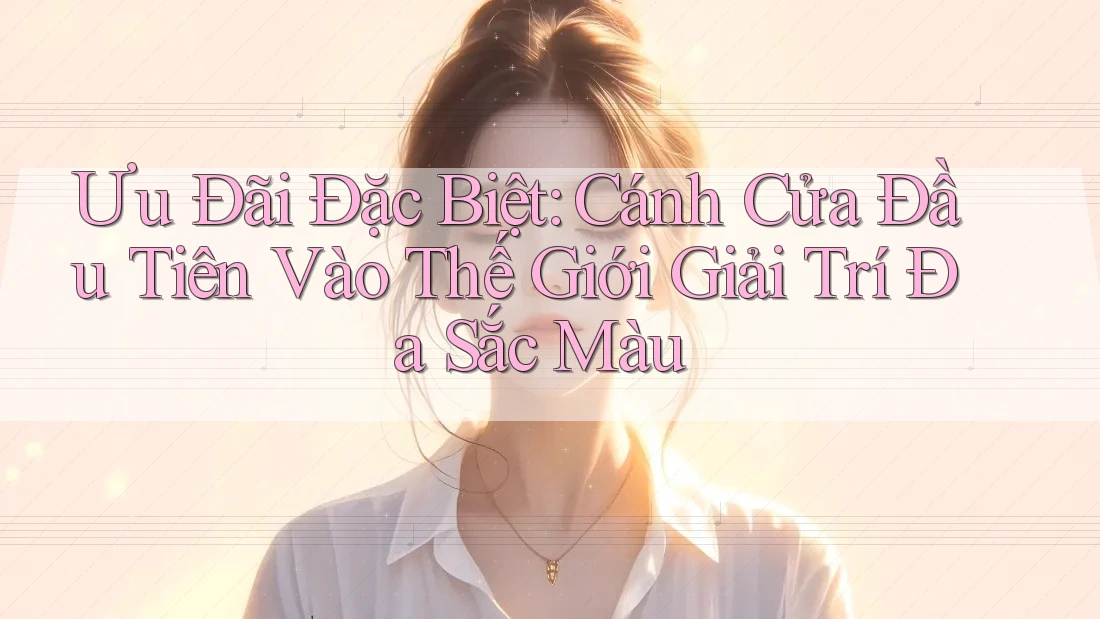 Ưu Đãi Đặc Biệt: Cánh Cửa Đầu Tiên Vào Thế Giới Giải Trí Đa Sắc Màu