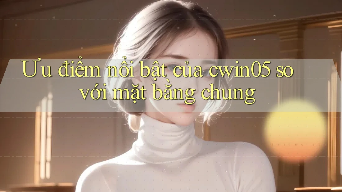 Ưu điểm nổi bật của cwin05 so với mặt bằng chung