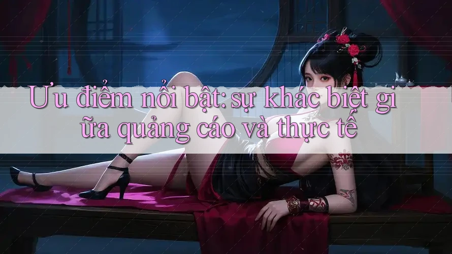 Ưu điểm nổi bật: sự khác biệt giữa quảng cáo và thực tế