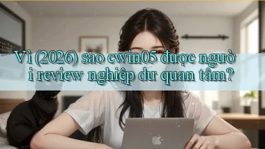 Vì (2026) sao cwin05 được người review nghiệp dư quan tâm