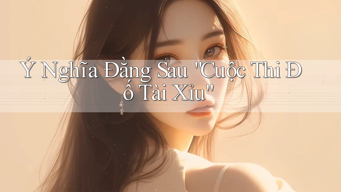 Ý Nghĩa Đằng Sau “Cuộc Thi Đố Tài Xỉu”